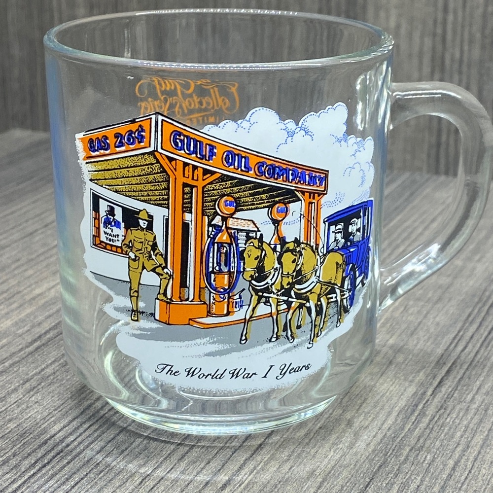 Gulf Oil Company the Dawning Of A New Era Clear Coffee Cup